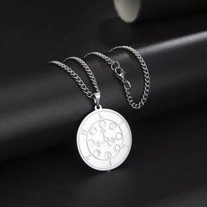 Lillith Stainless Steel Mythology Astro Necklace